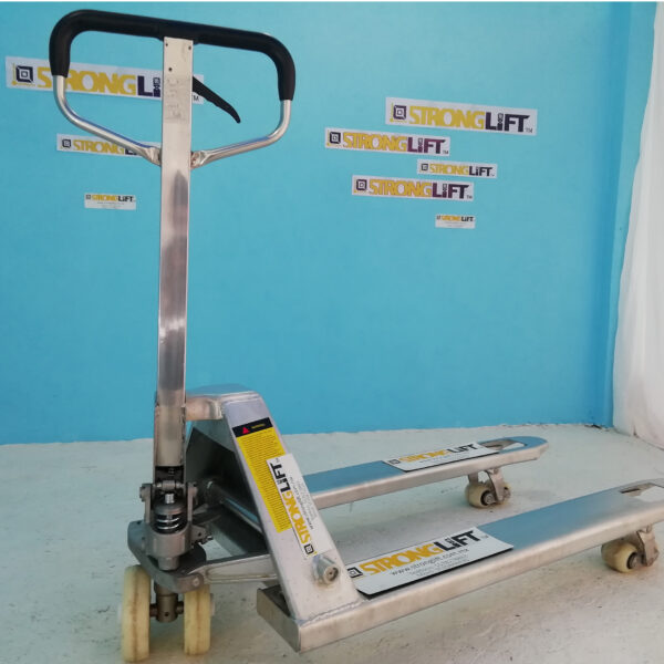 Patín 2 ton. de acero inox, horquillas 27"x48" Mod. 13