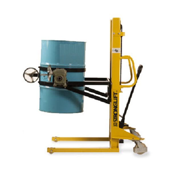 Apilador voltador de tambos con cinturón 350kg a 1.39m de altura Mod. 63