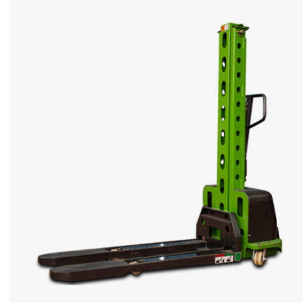 Apilador autotrasportable semi-eléctrico 500kg a 1.30m de altura Mod 64