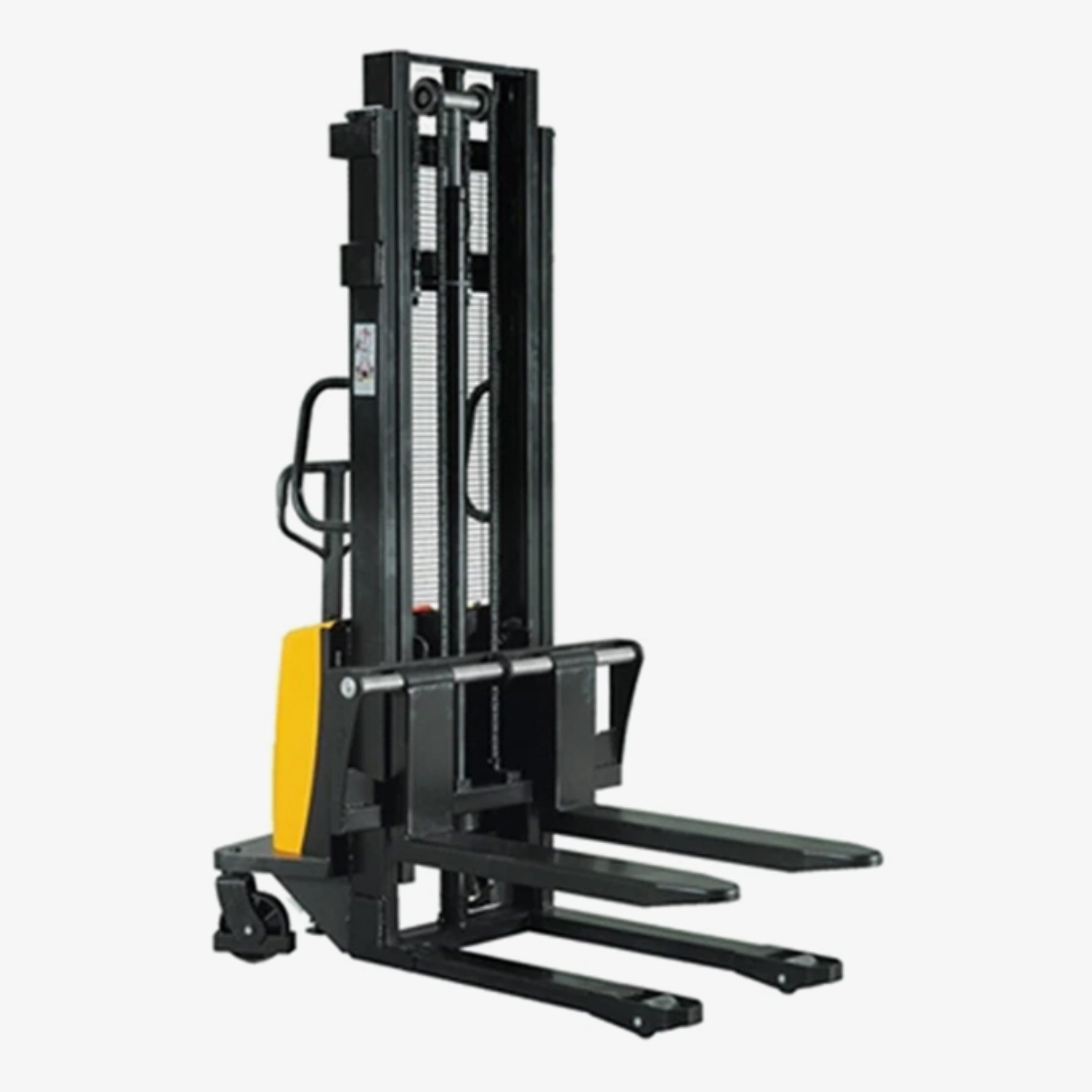 Apilador semi-electrico angosto 1.5 ton. a 3m de altura Mod. 65