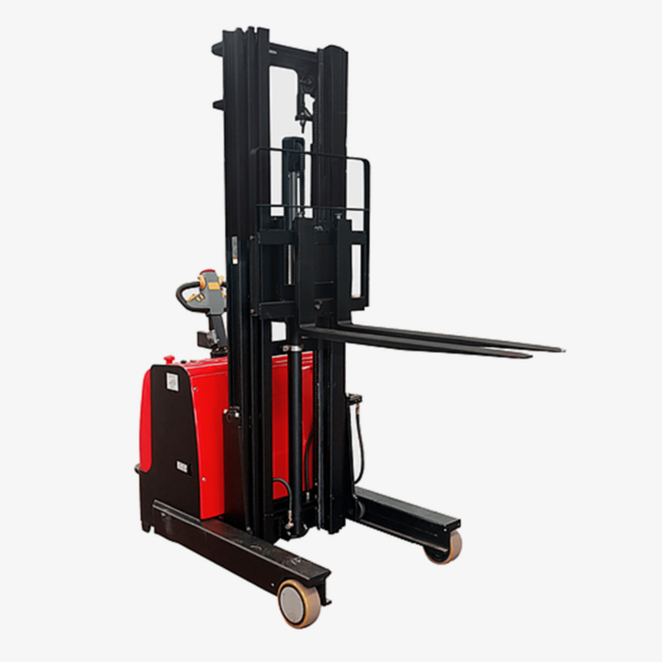 Apilador eléctrico hombre a bordo 1.5 ton. a 6m de altura Mod. 69